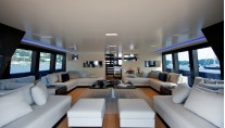Wally50m Better Place sailing yacht main salon - Photo Toni Meneguzzo